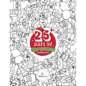 25 Days of Christmas Colouring Book