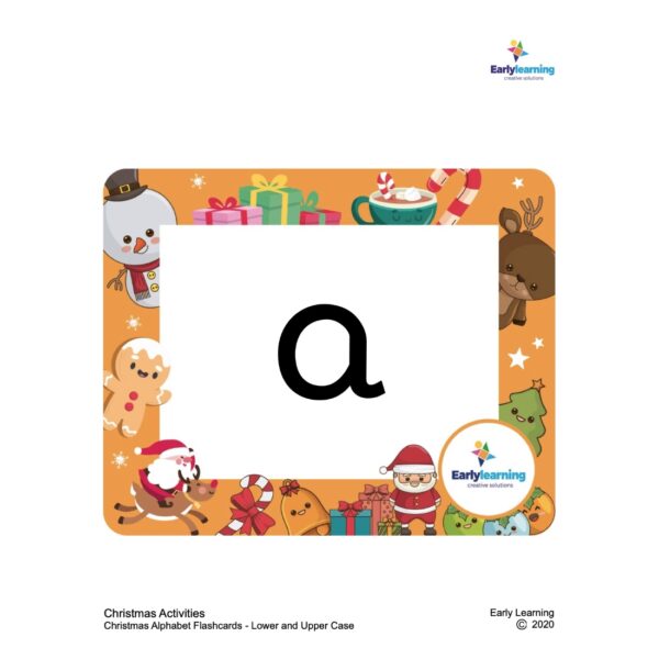 Alphabet Flashcards Lower and Upper Case