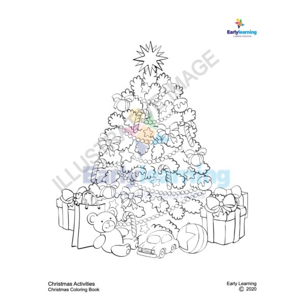 25 Days Christmas Coloring Book
